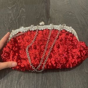 Party red purse